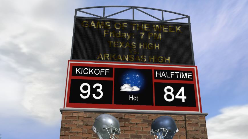 Texas High vs. Arkansas High Forecast